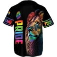 thumbnail image 3 of Lotusprinthandmade Personalized Name LGBT Baseball Jersey XS-5XL Multicolor, LGBT Baseball Shirt, 3 of 5