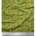 thumbnail image 1 of Soimoi Green Velvet Fabric Rocket & You Are My Everything Text Print Sewing Fabric Yard 58 Inch Wide, 1 of 3