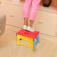 thumbnail image 3 of Taburete plegable portátil para niños - Silla infantil compacta y ligera (rojo), 3 of 10