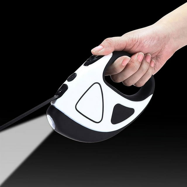 Correa extensible para perros 3M con luz LED, correa flexible para entrenamiento y paseos.