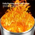 thumbnail image 6 of Smokeless Portable Fire Pit, CamberFire Pit Smokeless, Lightweight Outdoor Fireplace with Removable Ash Pan, Stainless Steel Wood Burning Fireplace Ideal for Camping, 6 of 7