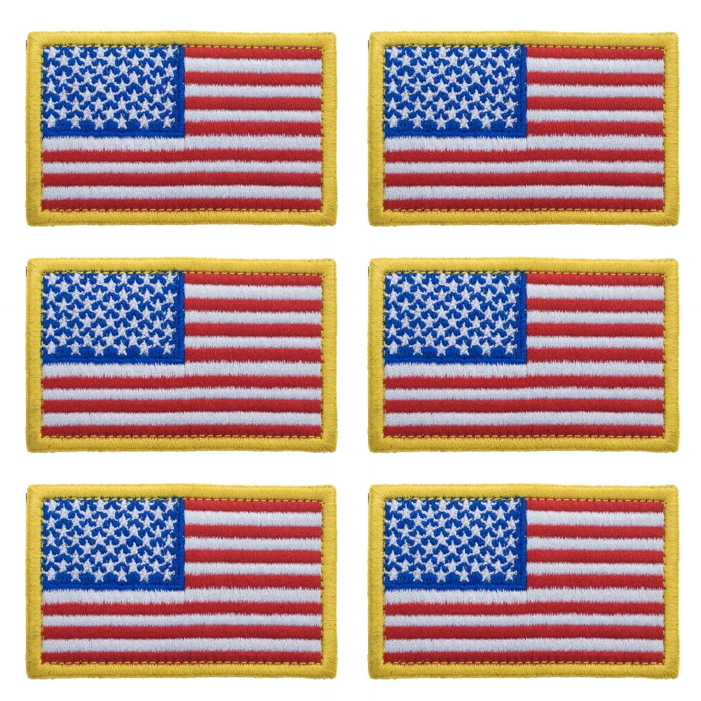 American Flag Patch Us Army Military Flag Sew On Patches Embroidered