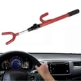 thumbnail image 3 of Verrou de Sécurité Robuste pour Voiture Dispositif Antivol pour Voiture Verrou de Volant Télescopique en Forme de U Réglable Rétractable, 3 of 5