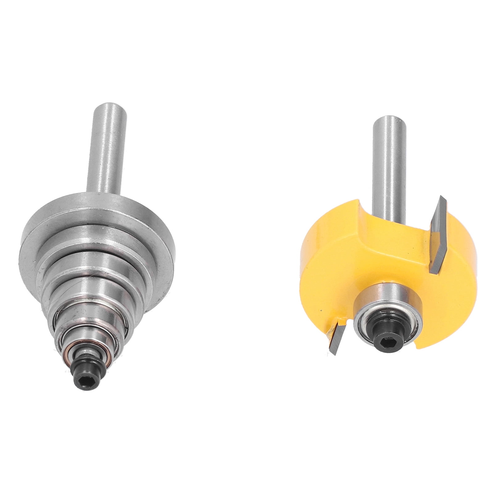 Rabbeting Bearing Set, Interchangeable CNC Wood Milling Rabbet Router