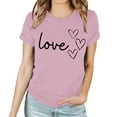 thumbnail image 4 of LSLJS T-shirt Imprimé Amoureux pour Femmes, Col Rond, Manches Courtes, Cadeaux pour Femmes, 4 of 4