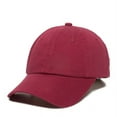 thumbnail image 4 of OC Sports GWT-116  Adj. Garment Wash Cotton Baseball Cap - Cardinal, 4 of 8