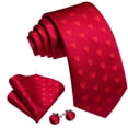 thumbnail image 2 of Set de Corbata Barry.Wang Clásica de Seda para Hombre para Boda y Negocios, 2 of 6