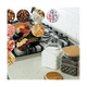 thumbnail image 3 of 2 tarros de cristal cuadrados con diseño vintage, para café, pasta, azúcar, té, aperitivos, frutos secos, galletas, decoración de cocina, 3 of 8