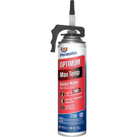 1PK Permatex 27138 Optimum Red High Temperature Gasket Maker 9.5 oz.