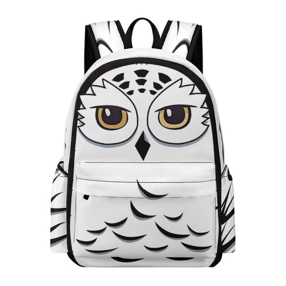 Owl Backpack 17 Inch Oxford Cloth Casual Fashion Daily Commuter Backpack