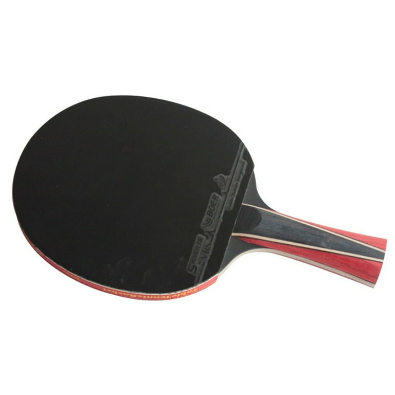 Strong Spin Table Tennis Racket 7 Ply wood Ping Pong Bat Paddle Long handl  