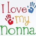 thumbnail image 2 of CafePress - I Love Nonna Infant Bodysuit - Baby Light Bodysuit, Size Newborn - 24 Months, 2 of 4