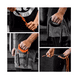 thumbnail image 3 of 2pzs Cuerda Para Saltar Ajustable Gym Para Niños Y Adultos Belug Anaranjado y Negro, 3 of 5