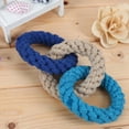 thumbnail image 2 of Circle Dog Chew Toy Cute Interactive Bite-resistant Dog Rope Toy Puppy Bite Toy, 2 of 10