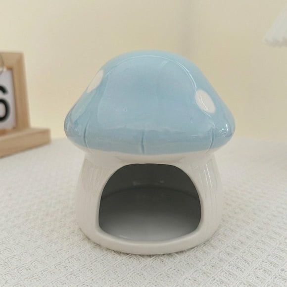 de cerámica tipo cueva, hábitat multifuncional para hámsteres, cama para hámsteres, erizos, jerbos enanos, ardillas listadas y animales Azul