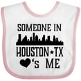 thumbnail image 3 of Inktastic Houston Texas Someone Loves Me Skyline Boys or Girls Baby Bib, 3 of 4