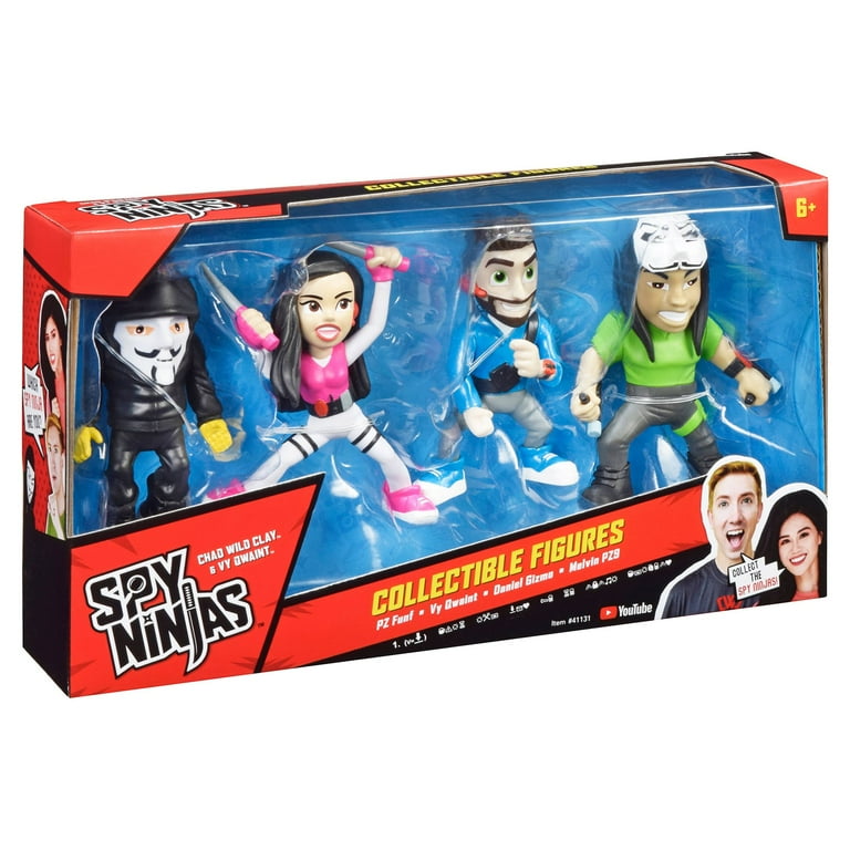 Walmart Kids Merchandise: Spy Ninjas Action Figure Set, Pieces