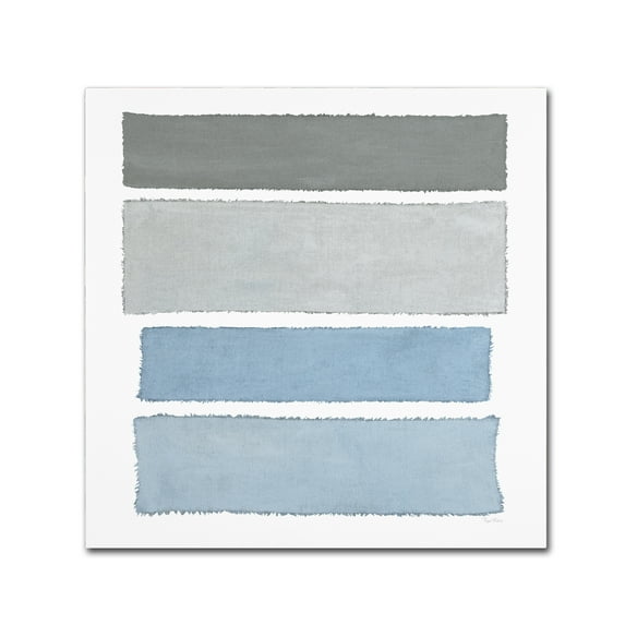 Trademark Fine Art 'Painted Weaving I on White Sq' Canvas Art by Piper Rhue