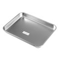 thumbnail image 1 of Miangastore Stainless Steel Tray Rectangular Tray Dental Medical Plate Piercing Instrument Tray Flat for Hospital Clinic Dentist, 1 of 8