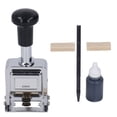 thumbnail image 2 of Self Inking Number , Rubber Handle Easy Operation Self Inking Numberer Zinc Alloy  for Ticket, 2 of 7