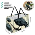 thumbnail image 2 of Crow Collapsible Oxford Cloth Storage Bin: Reusable, Foldable, and Large Capacity - Ideal for Groceries, Bags, Collapsible Buckets, and Picnic Baskets, 2 of 7