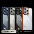 thumbnail image 2 of ELEHOLD for iPhone 14 Pro Case Transparent Crystal Clear Back Case Carbon Fiber Texture Bumper Shockproof Protective Slim Anti-Yellowing Cover for iPhone 14 Pro,blue, 2 of 7