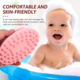 thumbnail image 2 of Scalp Shampoo Kids Shampoo Shampoo Scalp Scrubber Silicone Bath Shampoo Double-Sided Shower for Baby Shampoo Scalp Scrubber Face Wash Brush Silicone Silicone Loofah, 2 of 5