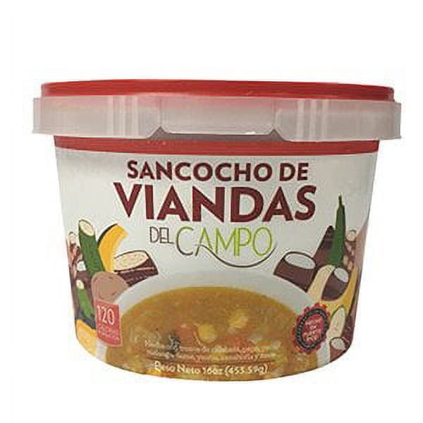 Del Campo Sancocho De Viandas, Low Fat, Cholesterol Free, 16oz Plastic Tub (Frozen)