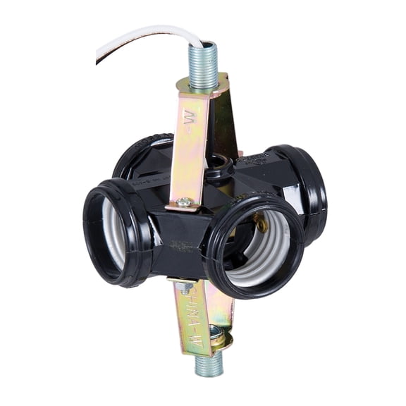 B&P Lamp 4-Socket Edison Base Socket Cluster