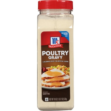 McCormick Poultry Gravy Mix, 18.0 oz Bottle