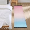 thumbnail image 3 of Yayeee Runner Rug for Bedroom 2'x6' Machine Washable Hallway Non Slip Mat, Light Pink Gradient, 3 of 8