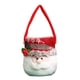 thumbnail image 2 of Bolsa de regalo navideña con asa | Bolsa de poliéster roja | Diseño de muñeco de nieve, Papá Noel y ciervo | Bolsa resistente y antiarrugas para dulces y regalos, ideal para fiestas, decoraciones y, 2 of 6