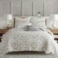 thumbnail image 4 of Levtex Home - Becker Taupe - Euro Sham Set of 2 - Diamond - Grey and Cream - (26x26in.) - Reversible - Cotton, 4 of 4