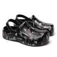 thumbnail image 3 of Men’s Chef Clogs with Kitchen Print, Non Slip Waterproof Work Shoes, Lightweight EVA Restaurant Kitchen Nursing Garden Clogs with Adjustable Strap, 3 of 6