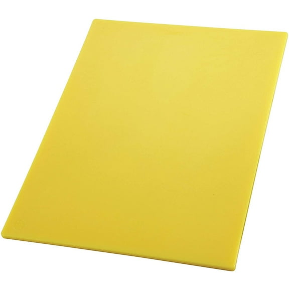 Winco CBYL-1218 Haccp Color-Coded Cutting Board - 12 x 18 x 0.5 in., Yellow