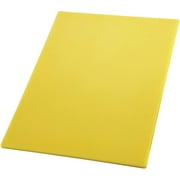 Winco CBYL-1218 Haccp Color-Coded Cutting Board - 12 x 18 x 0.5 in., Yellow