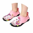 thumbnail image 2 of FUZHIQ Kids Easy Pull Tab Water Shoes Boys Girls Barefoot Aqua Socks Non- Quick Dry Breathable Beach Pool Swim Toddler Shoes,7-8 Years, 2 of 6