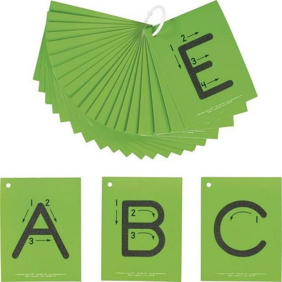 EZread Sandpaper Tactile Letters: Uppercase - 26 cards