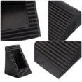 thumbnail image 4 of KAKOWELY rubber wheel chocks 2pcs Heavy Duty Rubber Wheel Chocks For Cars And Trucks Non Slip Tire Stoppers For Rvs And Trailers Black Durable And Portable, 4 of 4