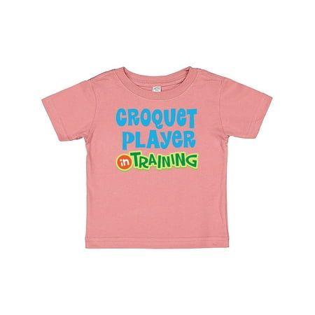 

Inktastic Croquet player in training Gift Baby Boy or Baby Girl T-Shirt