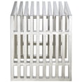 thumbnail image 3 of Banco Modway Gridiron contemporáneo de acero inoxidable, 19,5 cm, 3 of 5