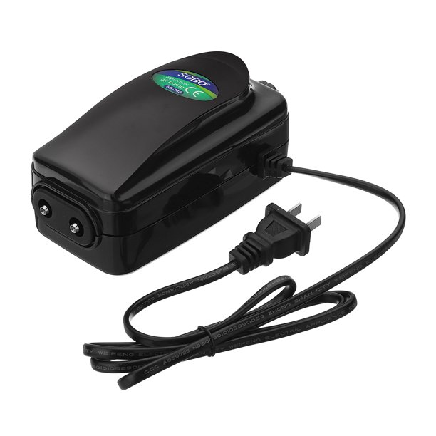 2/4 Holes 8W/ 12W Adjustable Air Output Aquarium Fish Tank Oxygen Pump