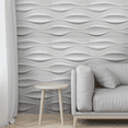 thumbnail image 4 of WallPuzzle - 3D Decorative Panels with Double-Sided Tape - Urban Brick (12pcs, 32sqft), 4 of 10