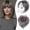 Grey Mixed, variant on DAPRZIY Hair Toppers for Women with Bangs Short Bob Synthetic Pieces for Thinning Hair Side Part