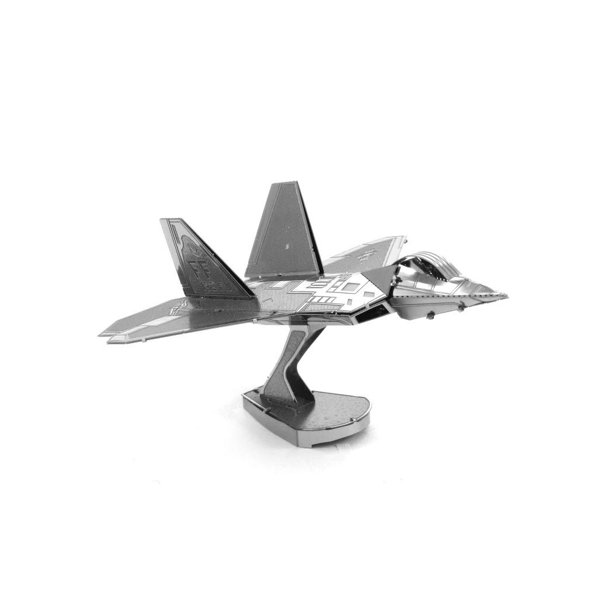 Fascinations Metal Earth F-22 Raptor Airplane 3D Metal Model Kit