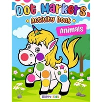 Dot Markers Activity Book Animals, (Paperback)
