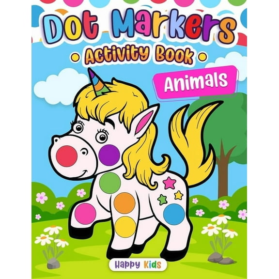 Dot Markers Activity Book Animals, (Paperback)