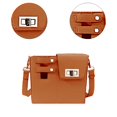 thumbnail image 6 of Abbraccia Crossbody Water Cup Storage Bag Accessories Drink Carrier for Travel Work Hiking Brown, 6 of 9
