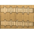 thumbnail image 1 of Ahgly Company Indoor Rectangle Abstract Brown Modern Area Rugs, 5' x 8', 1 of 4