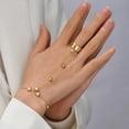 thumbnail image 3 of Joyería Conectada perfecl Eslabones de Cadena de Mano Brillante Elegante Bohemio para Niñas, 3 of 8